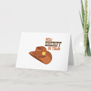 Carte Nouveau shérif