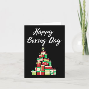 Carte Nouveautés - Joyeux Jour de boxe avec Noël