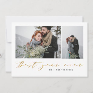 CARTE NOUVEAUX DÉBUTS MEILLEURE ANNÉE JAMAIS OR