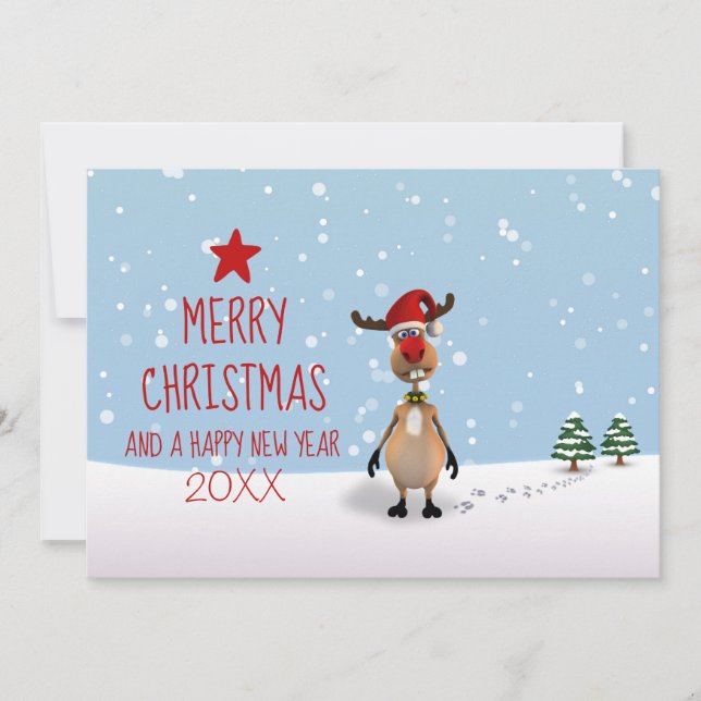 Carte Nouvel An Arbre de Noël 2023 (Devant)