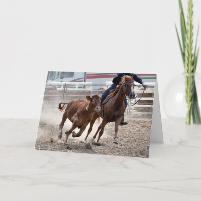 Carte Nouvel anniversaire de taille de cheval (Devant)
