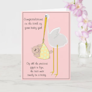 Carte Nouvel enfant né