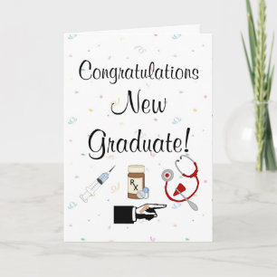 Carte Nouvel humour de Diplômé-Infirmière de
