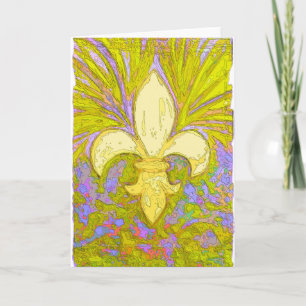 Carte Nouvel OrleansWild Fleur de Leis