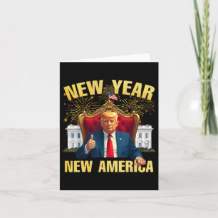 Carte Nouvelle Année Nouvelle Amérique Joyeux Nouvel An