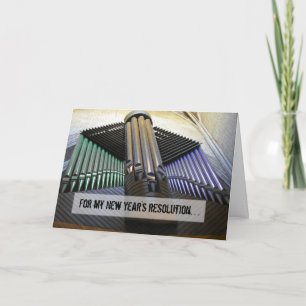 Carte nouvelle année organisée