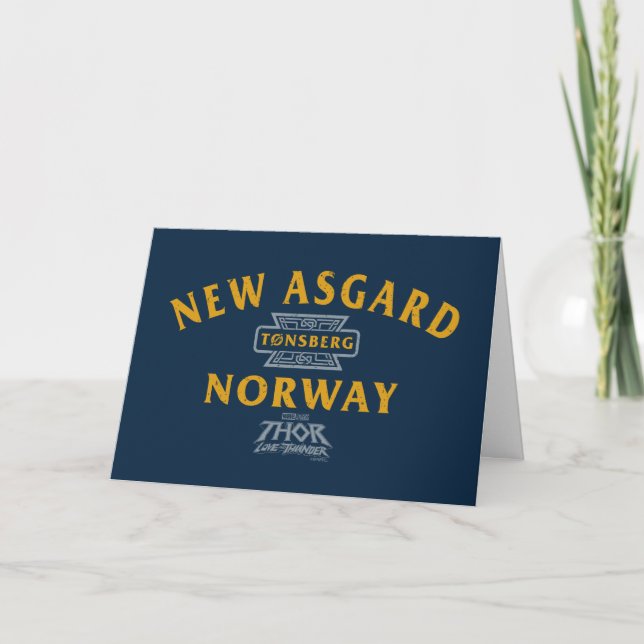 Carte Nouvelle Asgard Norvège Souvenir graphique (Devant)