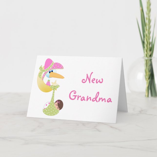 Carte Nouvelle grand-maman (Devant)
