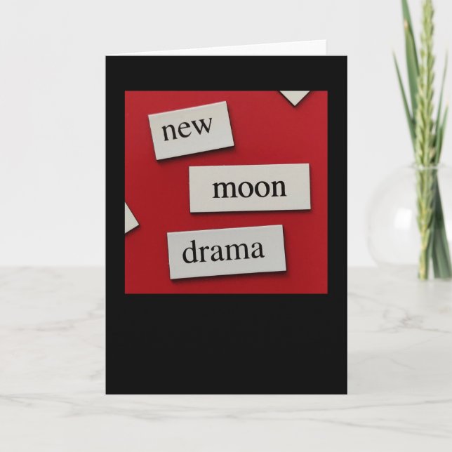 Carte Nouvelle Lune (Devant)