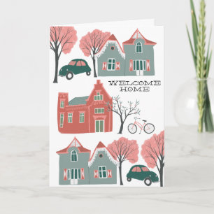 Carte NOUVELLE MAISON Bienvenue Accueil Quartier Ville V