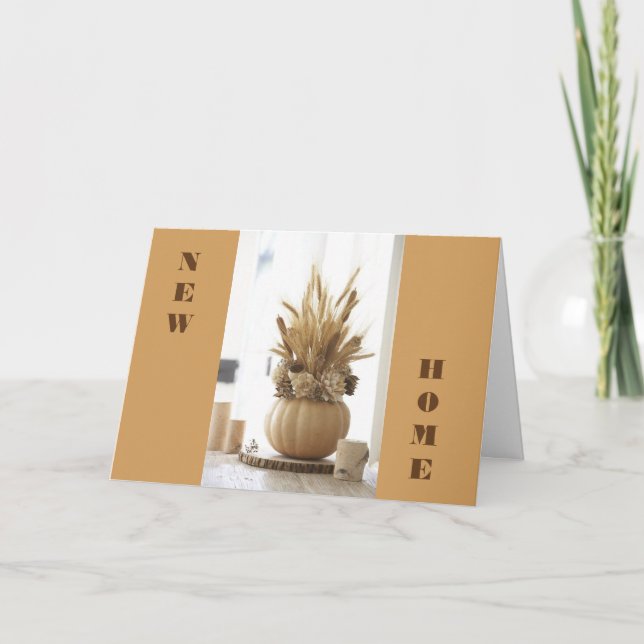 CARTE NOUVELLE MAISON, NOUVEAUX RÊVES, NOUVEAUX AMIS-NOU (Devant)