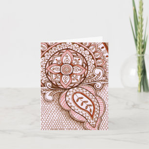 Carte Nouvelle maman de Congrats c'est un mandala