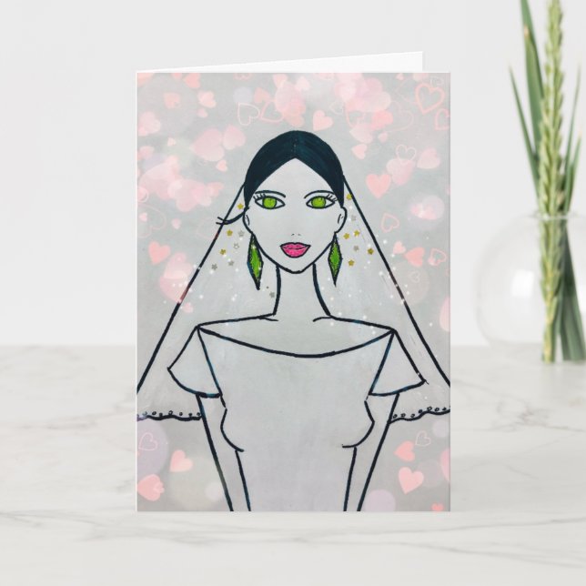 Carte Nouvelle mariée (Devant)