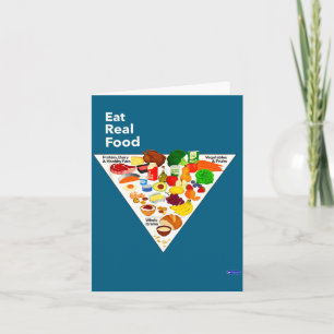Carte Nouvelle pyramide alimentaire Manger des vrais ali