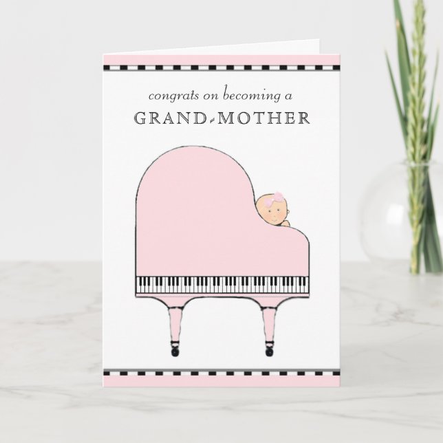 Carte Nouvelles Grandma Félicitations (Devant)