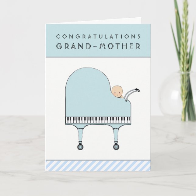 Carte Nouvelles Grandma Félicitations (Devant)