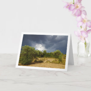 Carte Nuage d'orage sur paysage de canyon