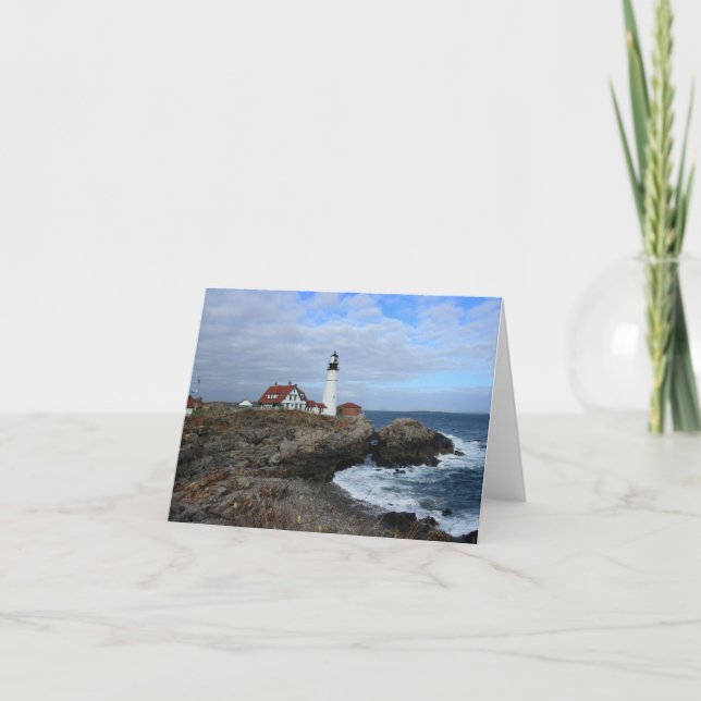 Carte Nuages au-dessus du phare principal de Portland (Devant)