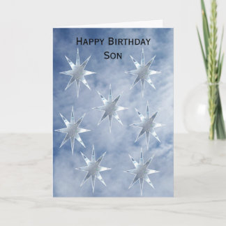 Carte Nuages Fils Personnalisé Anniversaire