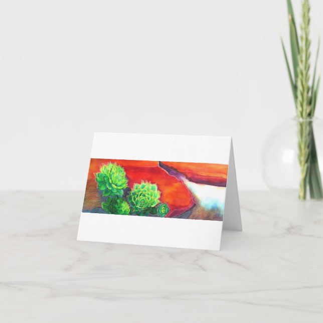 Carte Nuances des Succulents de désert (Devant)