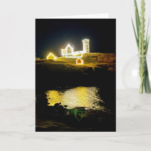 Carte Nubble Lighthouse Photo Blank Salutation