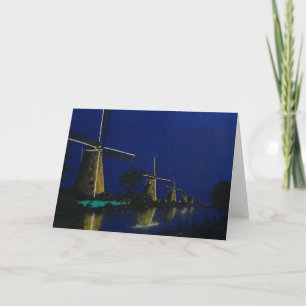 Carte Nuit à Kinderdijk