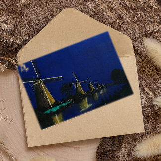 Carte Nuit à Kinderdijk