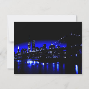 Carte Nuit bleue à New York