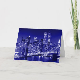 Carte Nuit bleue à New York
