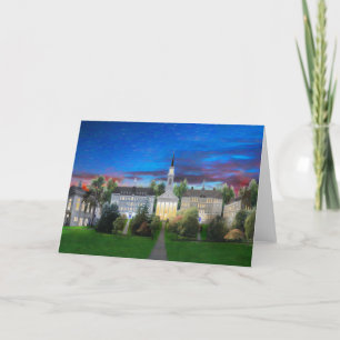 Carte Nuit d'été de Middlebury de campus d'université