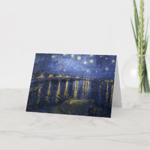 Carte Nuit étoilée de Van Gogh au-dessus du Rhône