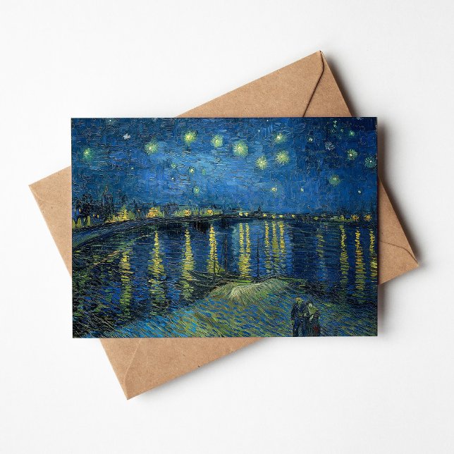 Carte Nuit étoilée sur le Rhône | Vincent van Gogh (Créateur téléchargé)