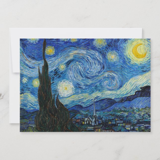 Carte Nuit étoilée | Vincent van Gogh (Devant)
