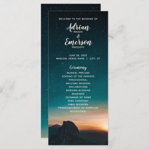 Carte Nuit Sky Galaxy Starry Nuit Mariage moderne