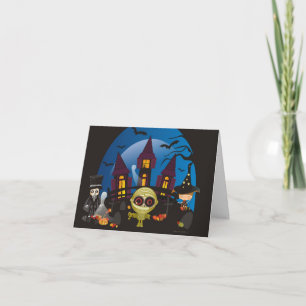 Carte Nuits de Halloween de hantise