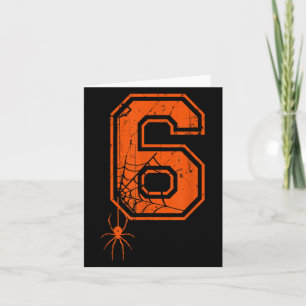 Carte Numéro 6 67 Mème Halloween Sder Costume Correspond