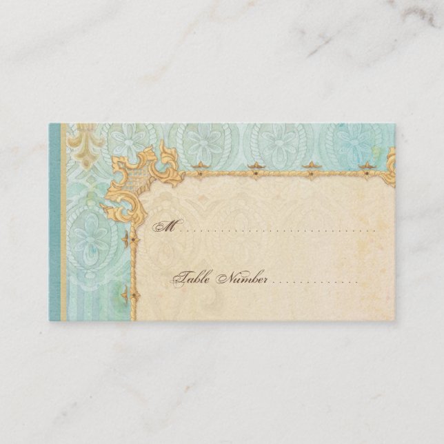 Carte Numéro de tableau d'escorte - Fleur di Lys D (Devant)