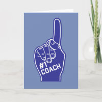 Numéro Un Entraîneur Doigt En Mousse