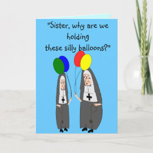 Carte Nun Cadeaux d'anniversaire