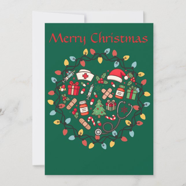 Carte Nurse Flat Greeting Card (Devant)