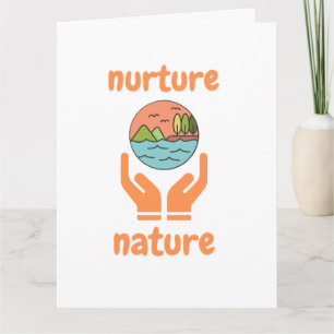 Carte Nurture de la nature, citations de vie