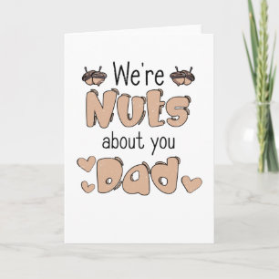Carte Nut Fête des pères Papa Père Amour Fête des hommes