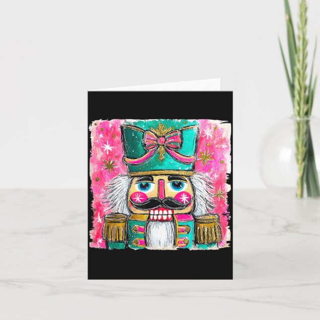 Carte Nutcracker Nuts Xmas Pajamas Holiday Christmas Wat (Devant)