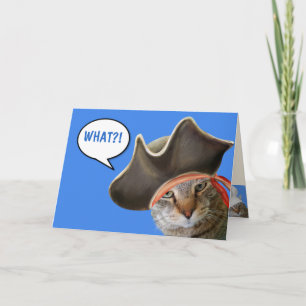 Carte Nutty Pirate Chat Se Bien