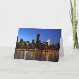 Carte NYC New York City Manhattan Nuit