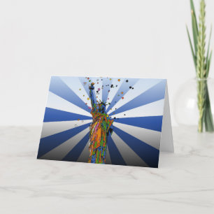 Carte NYC psychédélique : Statue de la Liberté #2