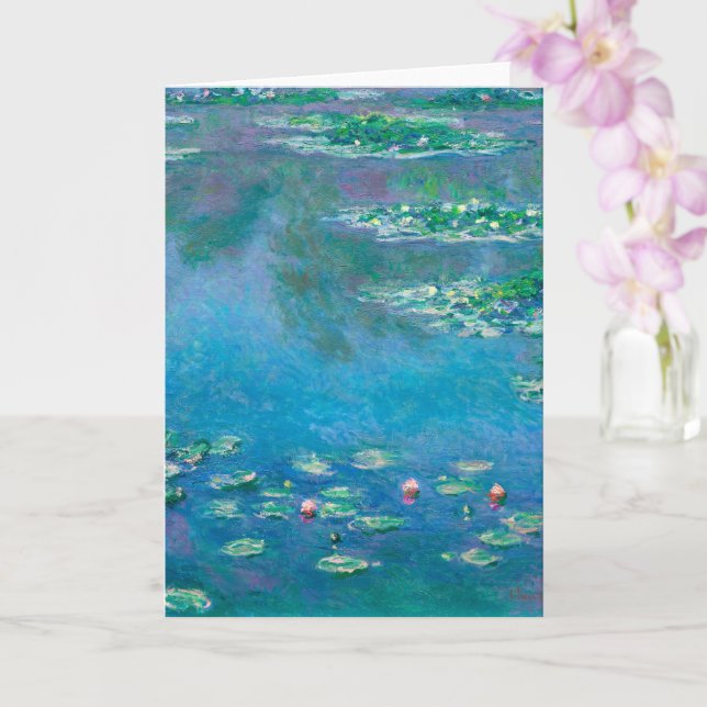 Carte Nymphes, Claude Monet (Orchidée)