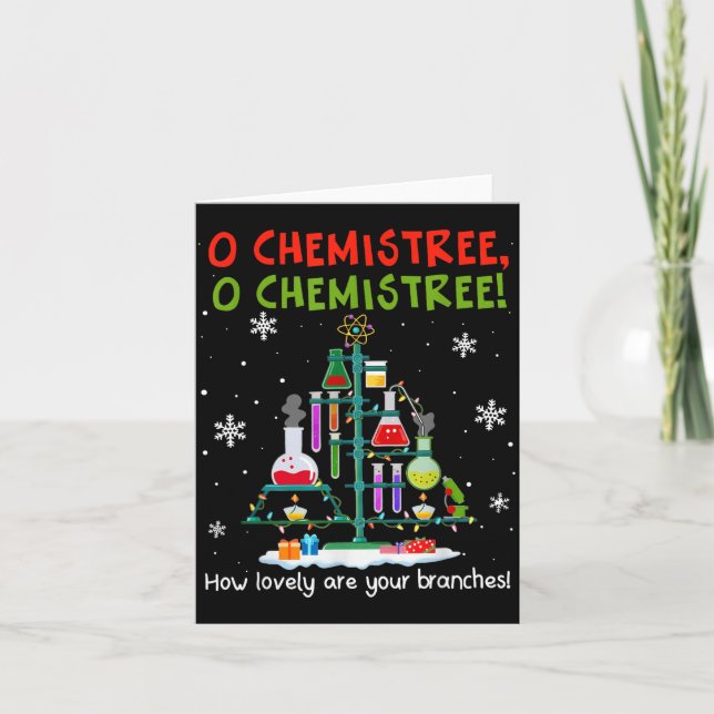 Carte O Chemistree How Lovely Are Your Branches Teacher  (Devant)