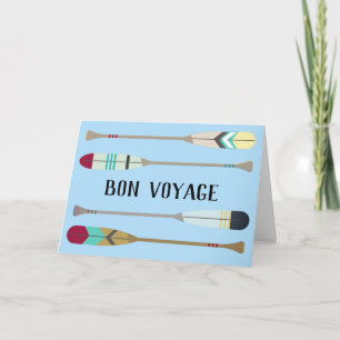 Carte Oars de style vintage