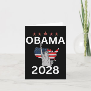 Carte Obama pour le président Patriotic 2028 protte poli